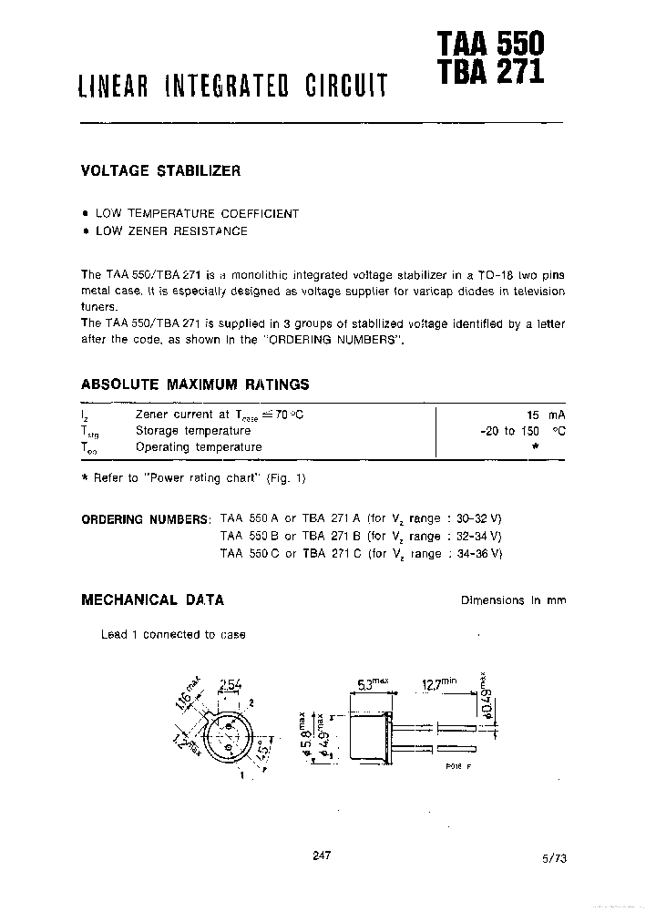 TBA271_7788536.PDF Datasheet