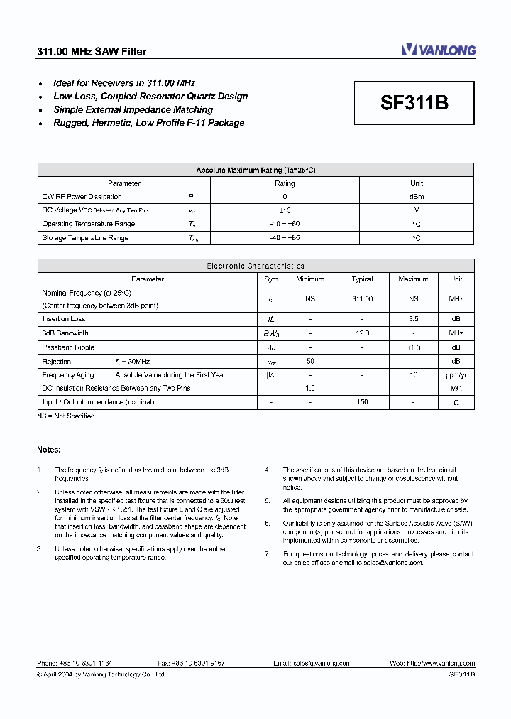 SF311B_7938170.PDF Datasheet
