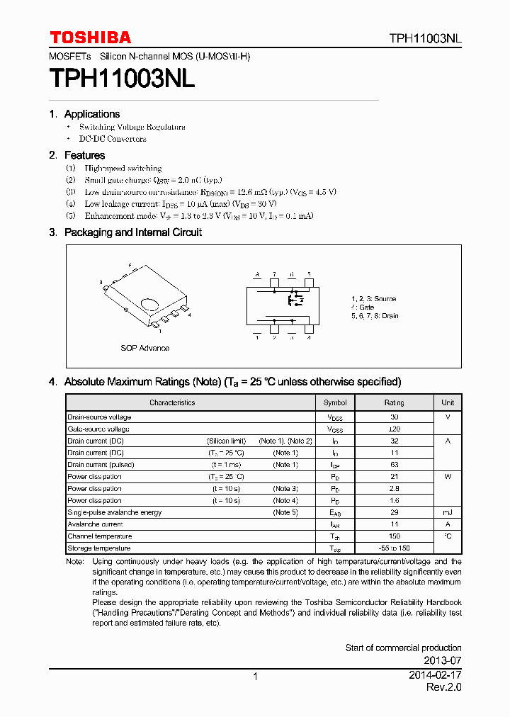 TPH11003NL_7938812.PDF Datasheet