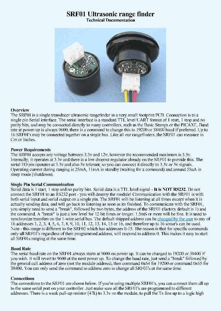 SRF01_7788018.PDF Datasheet