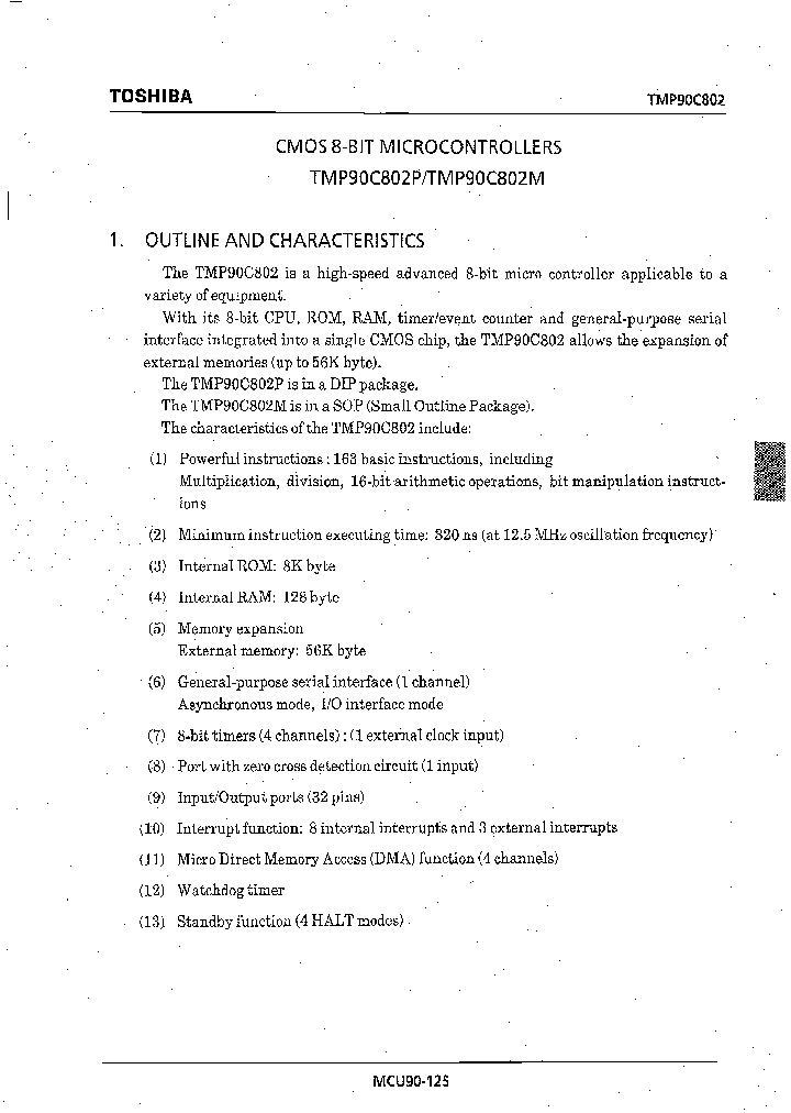 TMP90C802P_7940527.PDF Datasheet