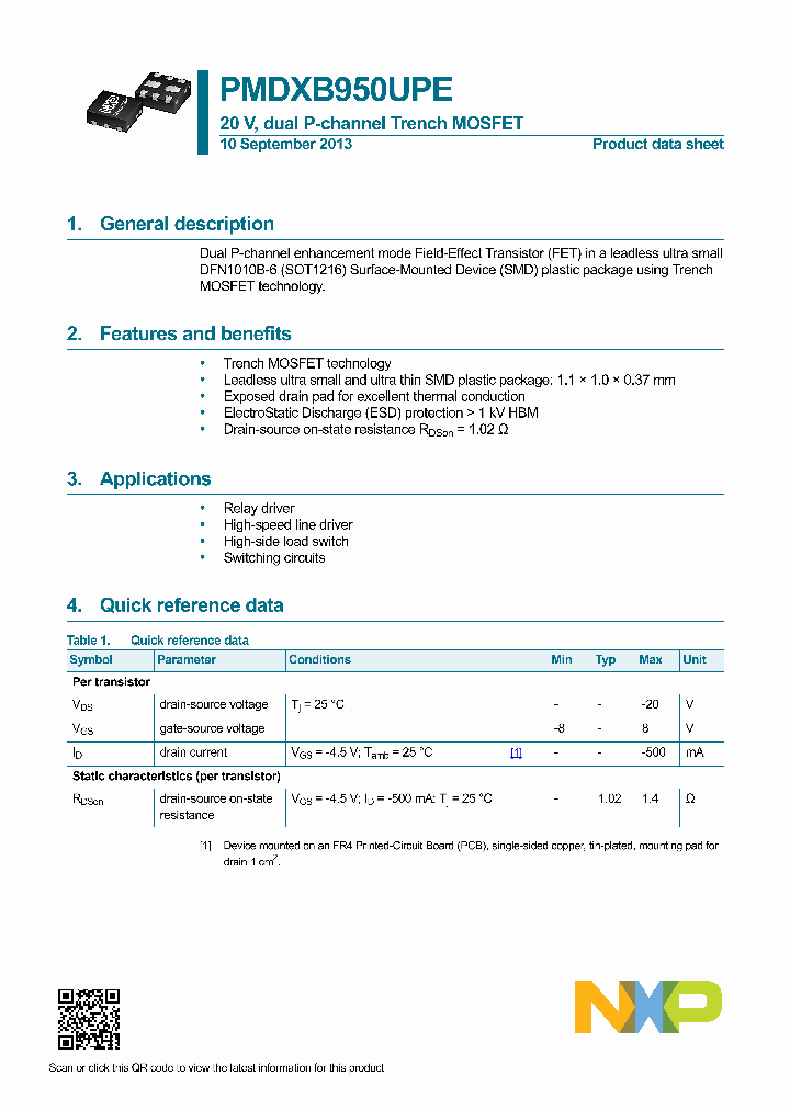 PMDXB950UPE_7945048.PDF Datasheet