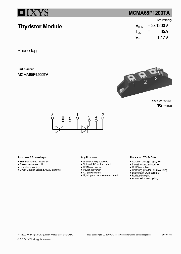 MCMA65P1200TA_7788667.PDF Datasheet