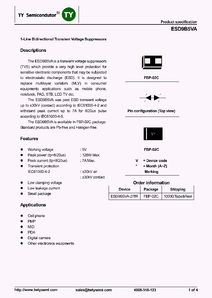 ESD9B5VA_7953115.PDF Datasheet