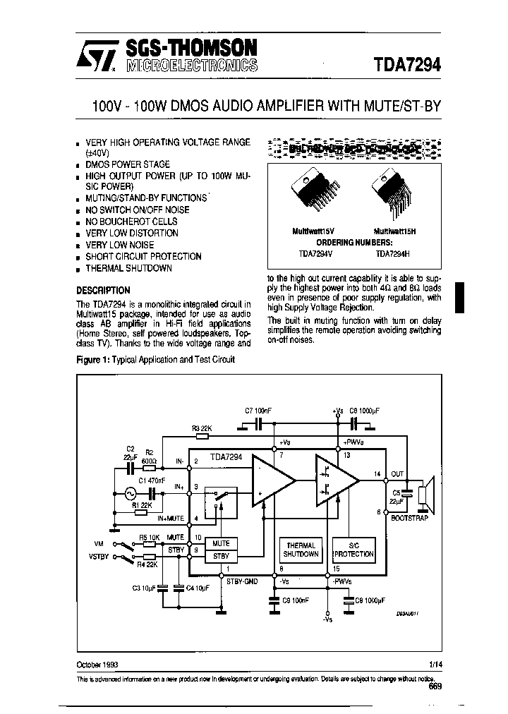 TDA7294H_7954022.PDF Datasheet