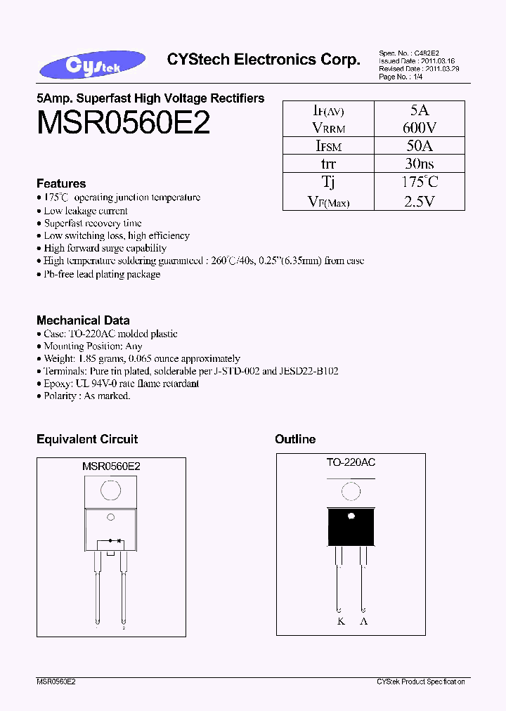 MSR0560E2_7958820.PDF Datasheet