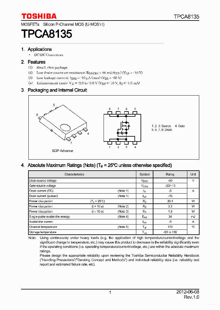 TPCA8135_7792035.PDF Datasheet