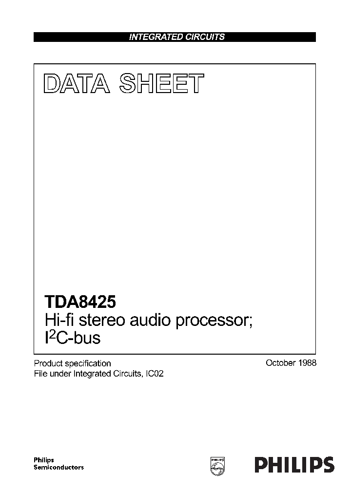 TDA8425V7_7961815.PDF Datasheet