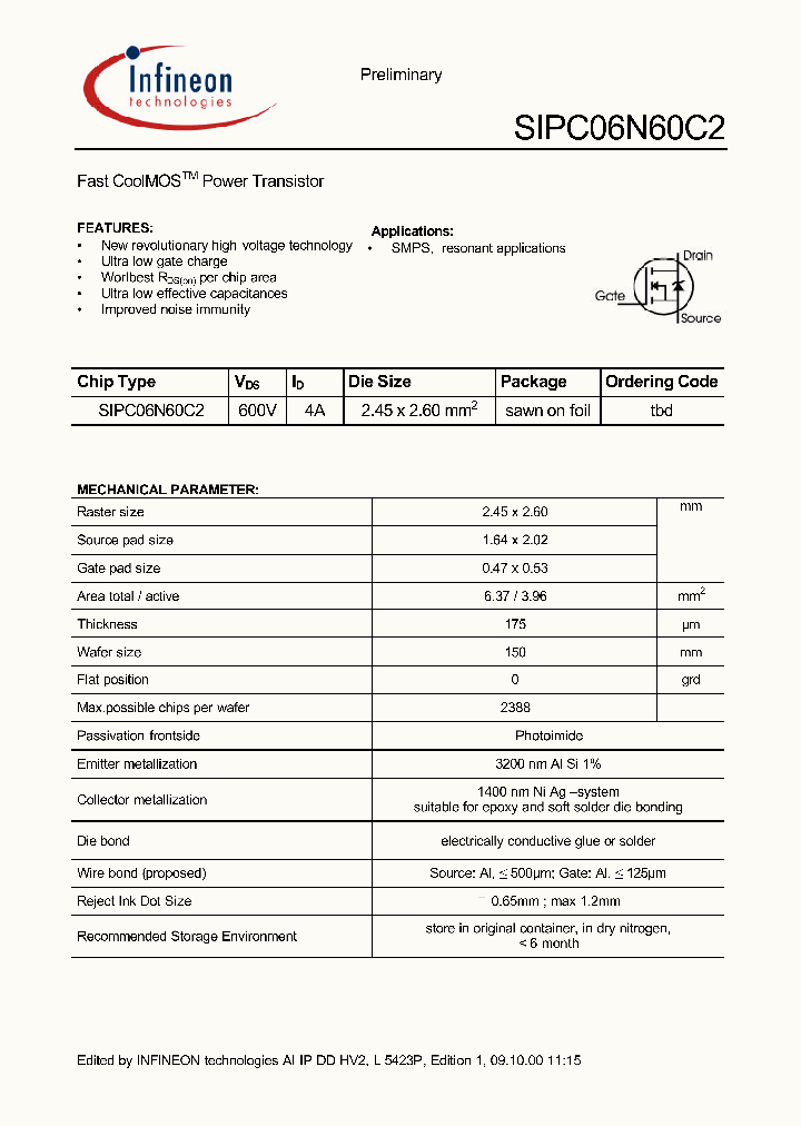SIPC06N60C2_7963698.PDF Datasheet