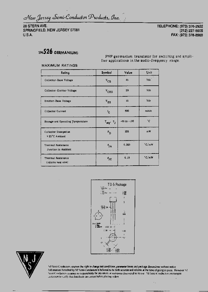 2N526_7964265.PDF Datasheet