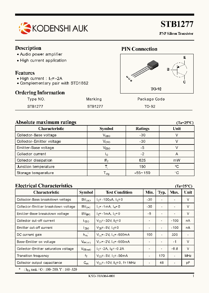 STB1277_7968490.PDF Datasheet