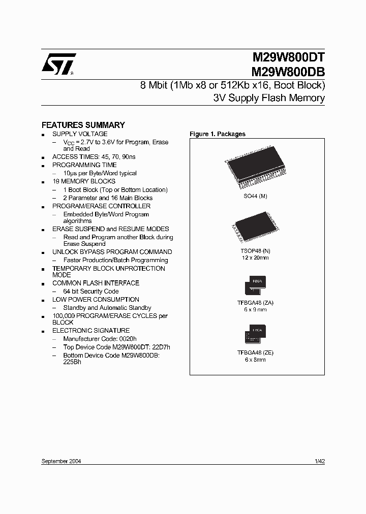 M29W800DB70M6_7978612.PDF Datasheet
