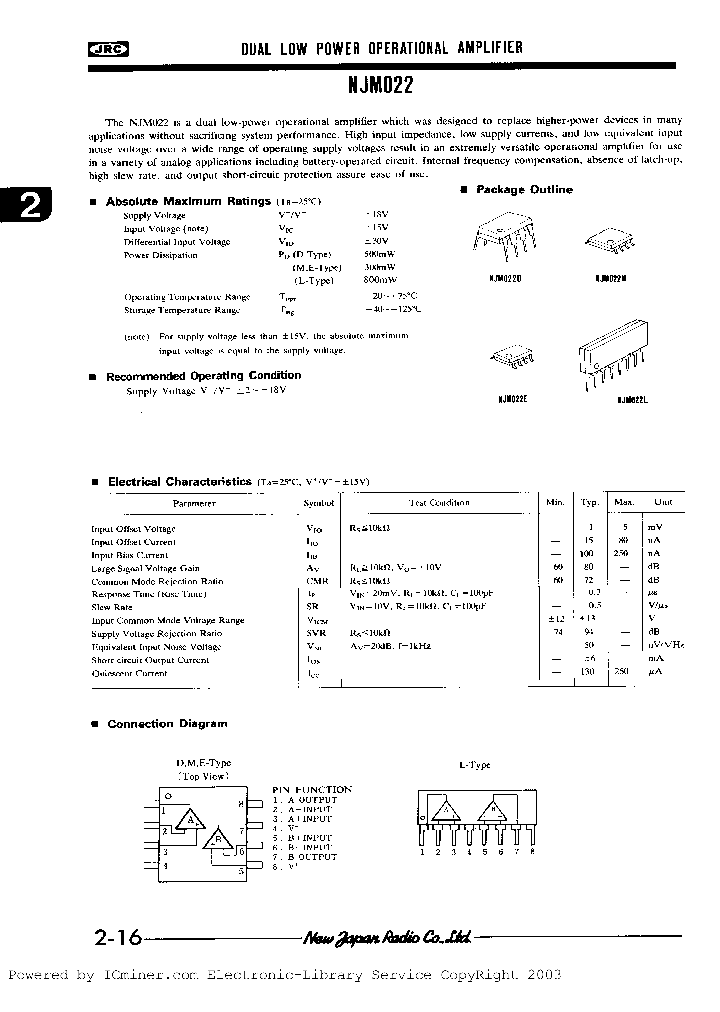 NJM022BE_7986250.PDF Datasheet