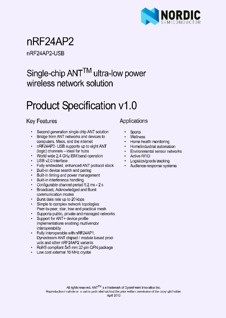 NRF24AP2-USB_7997011.PDF Datasheet