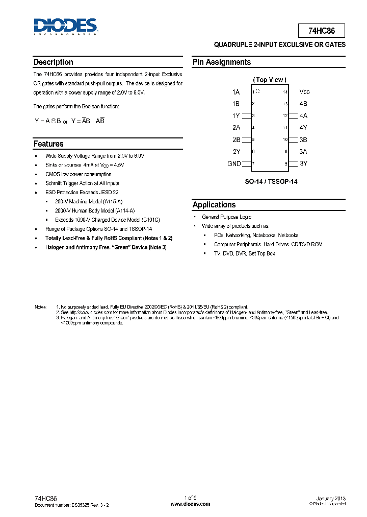 74HC86_7998637.PDF Datasheet