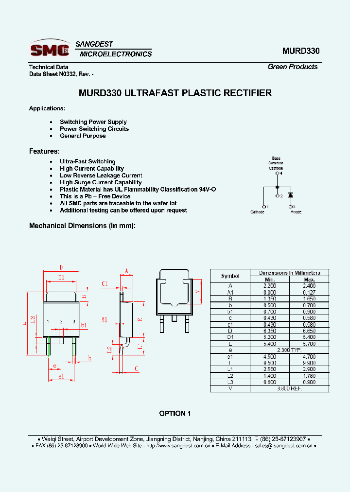 MURD330_7998585.PDF Datasheet