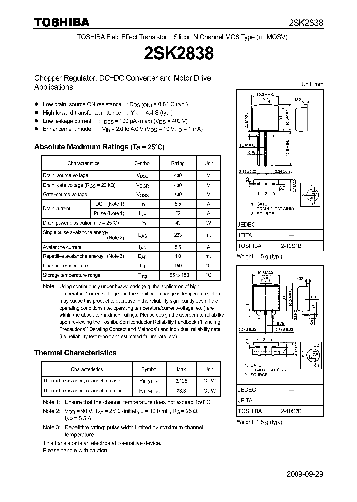 2SK2838_7999066.PDF Datasheet