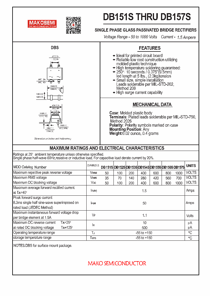 DB154S_8001017.PDF Datasheet
