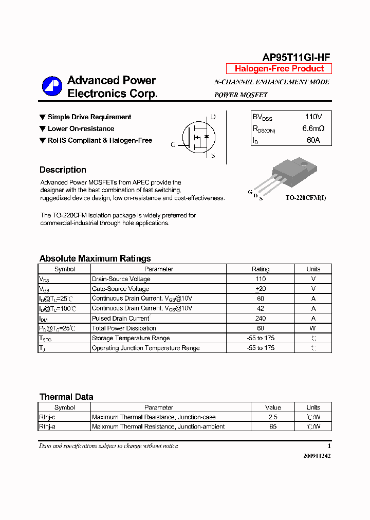AP95T11GI-HF-14_8001966.PDF Datasheet