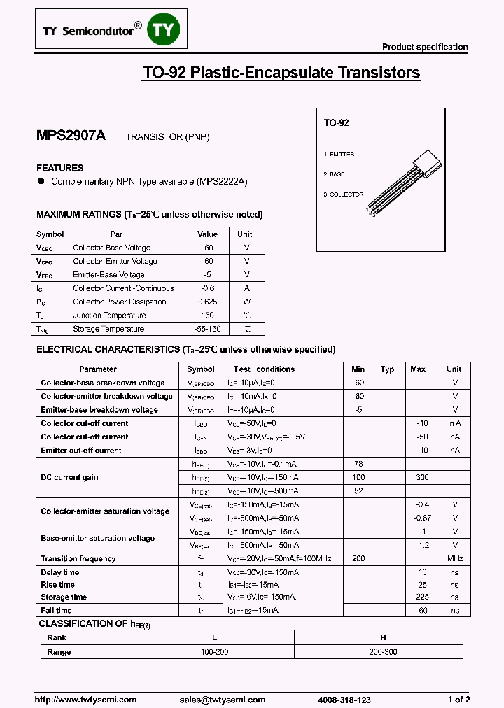 MPS2907A_8002018.PDF Datasheet