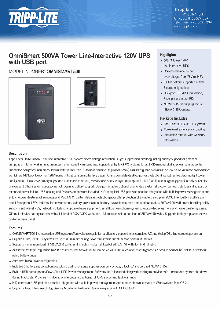 OMNISMART500_8002565.PDF Datasheet