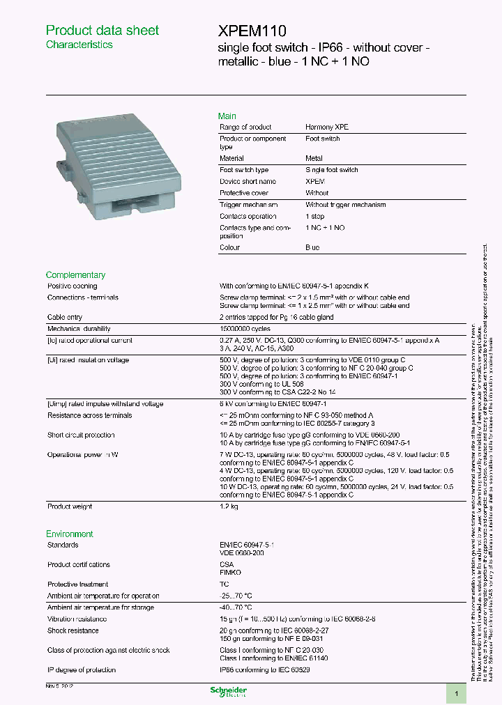 XPEM110_8001327.PDF Datasheet