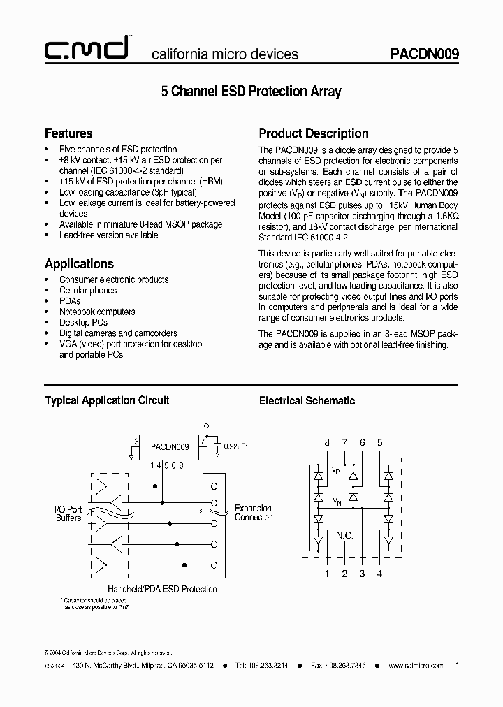 PACDN009_8009320.PDF Datasheet