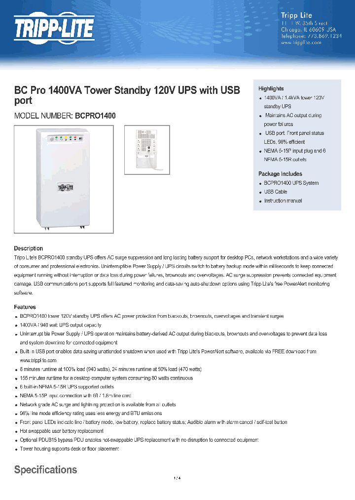 BCPRO1400_8009798.PDF Datasheet