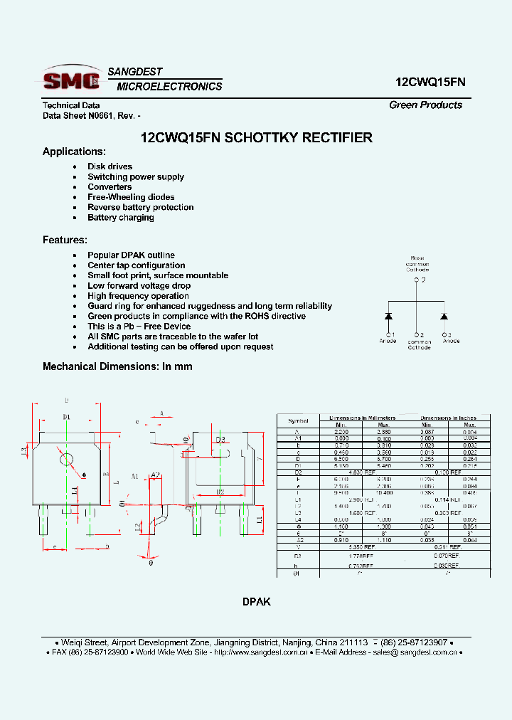 12CWQ15FN_8010102.PDF Datasheet
