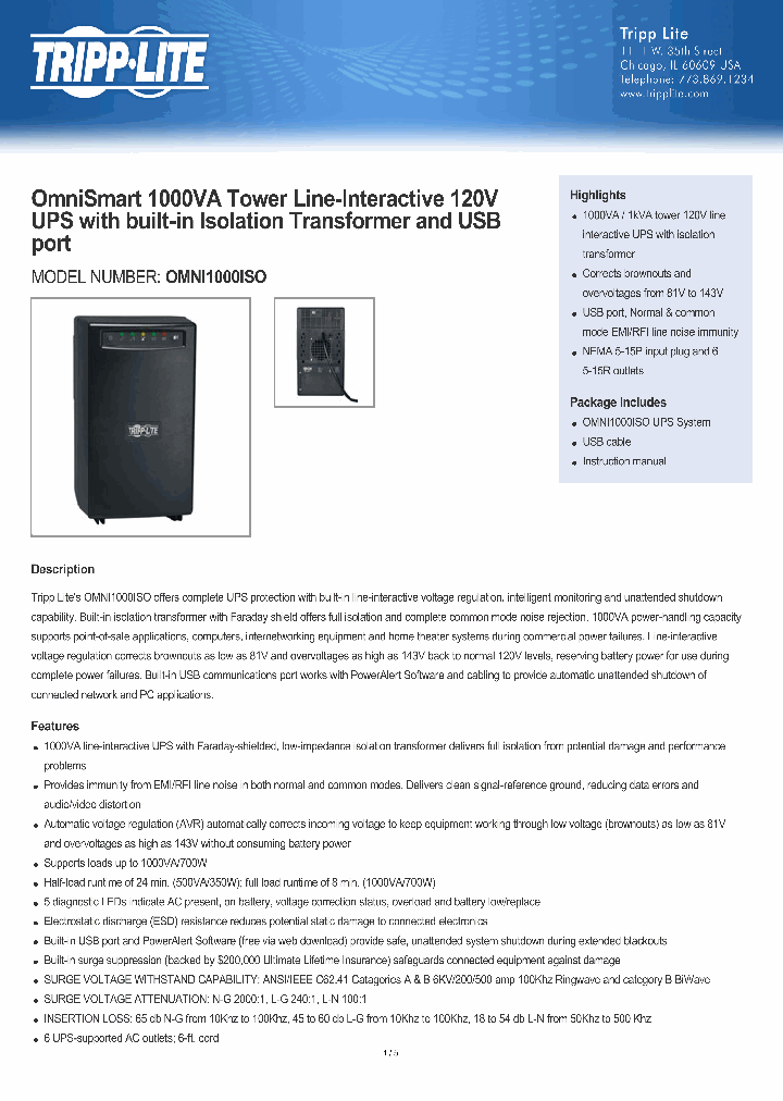 OMNI1000ISO_8010925.PDF Datasheet