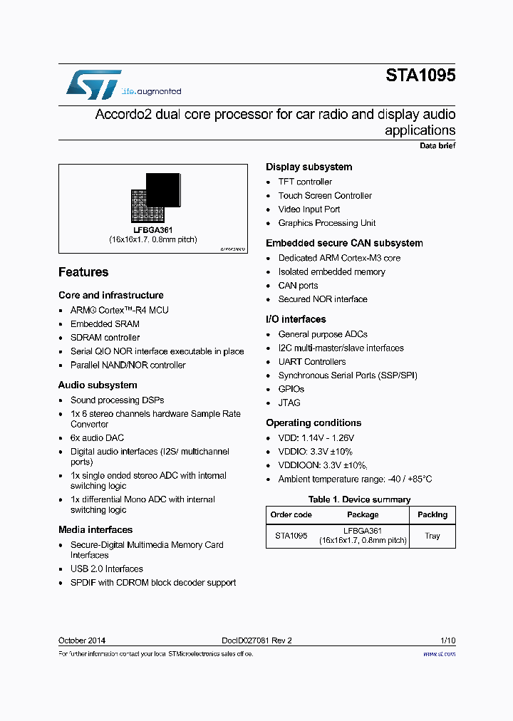 STA1095_8015724.PDF Datasheet