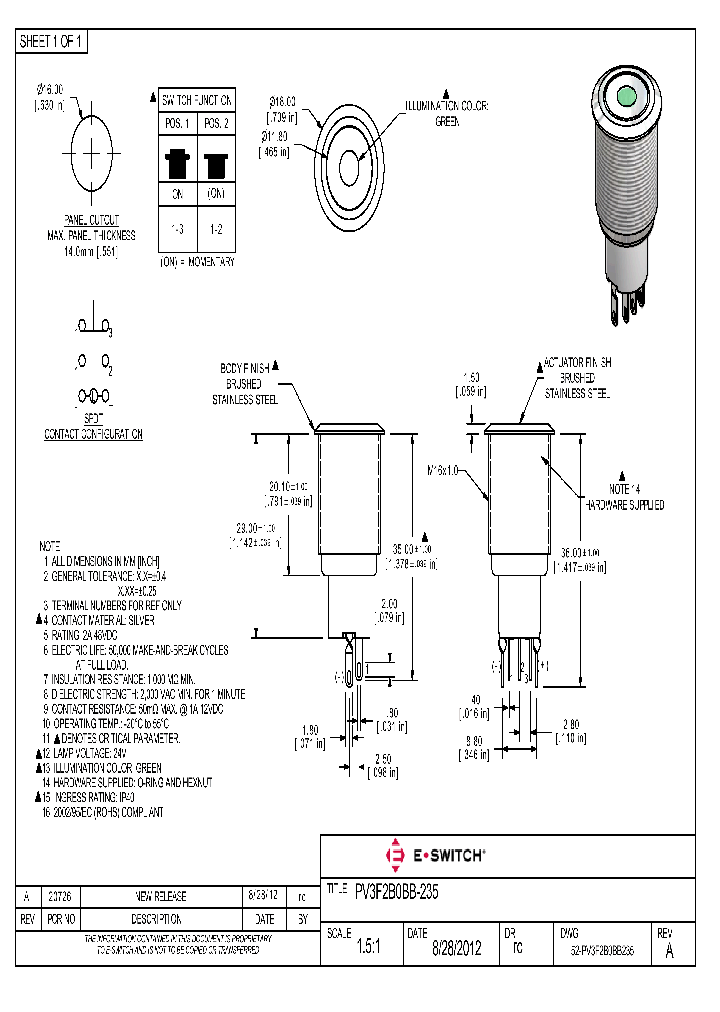 52-PV3F2B0BB235_8016666.PDF Datasheet