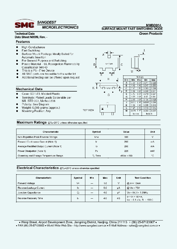 MMBD914_8016902.PDF Datasheet