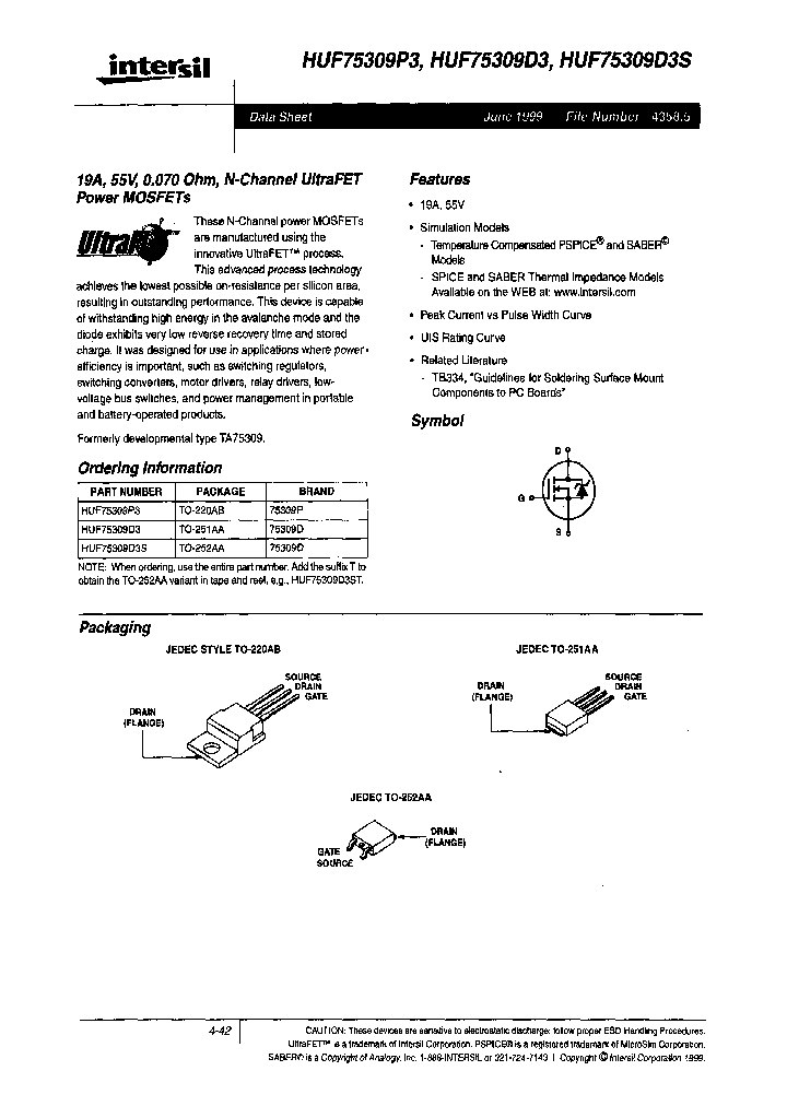 HUF75309P3_8016973.PDF Datasheet