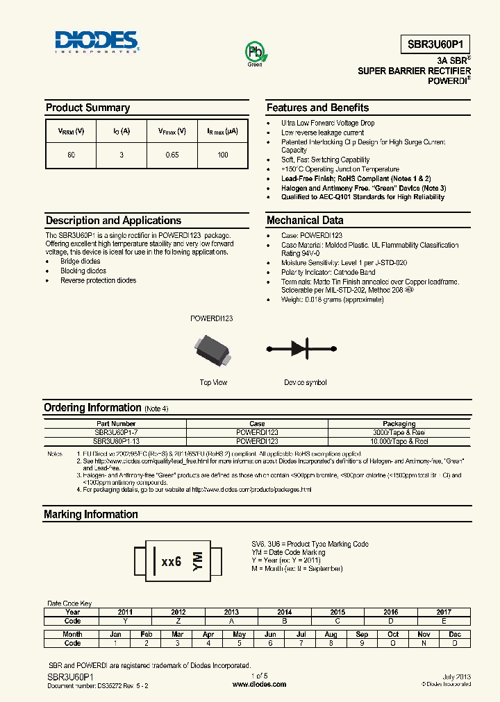 SBR3U60P1_8018054.PDF Datasheet