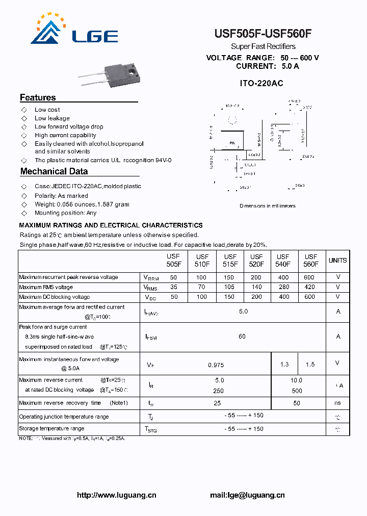USF505F_8018317.PDF Datasheet