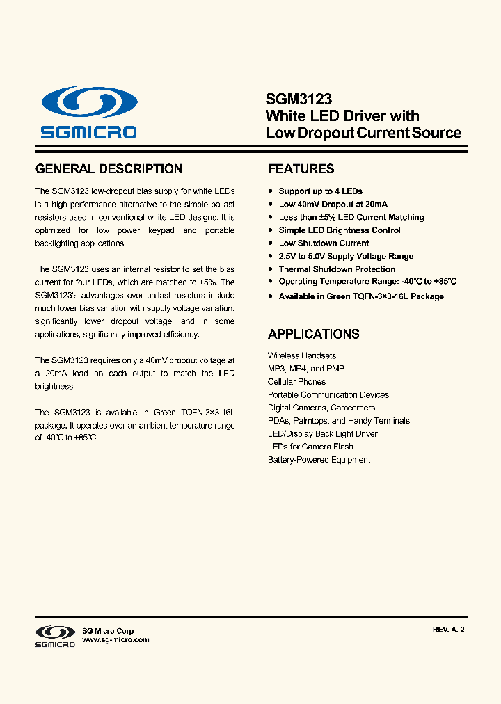SGM3123_8018260.PDF Datasheet