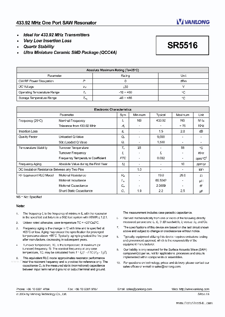 SR5516_7809103.PDF Datasheet