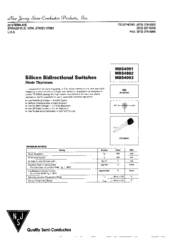 MBS4993_8020719.PDF Datasheet