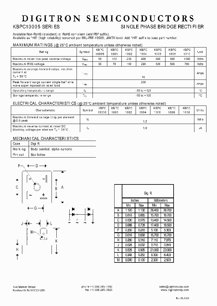 KBPC1001_8022733.PDF Datasheet