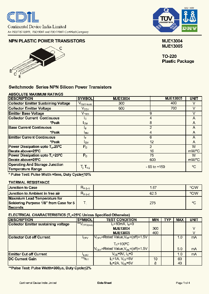 MJE13005_8028755.PDF Datasheet