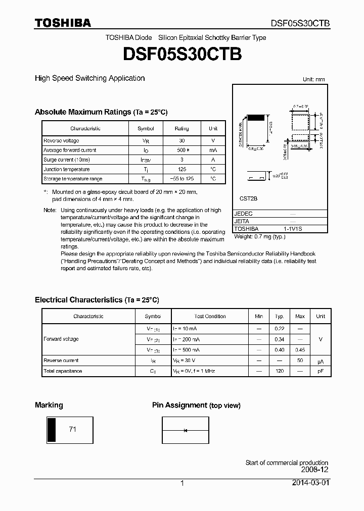 DSF05S30CTB_8029461.PDF Datasheet