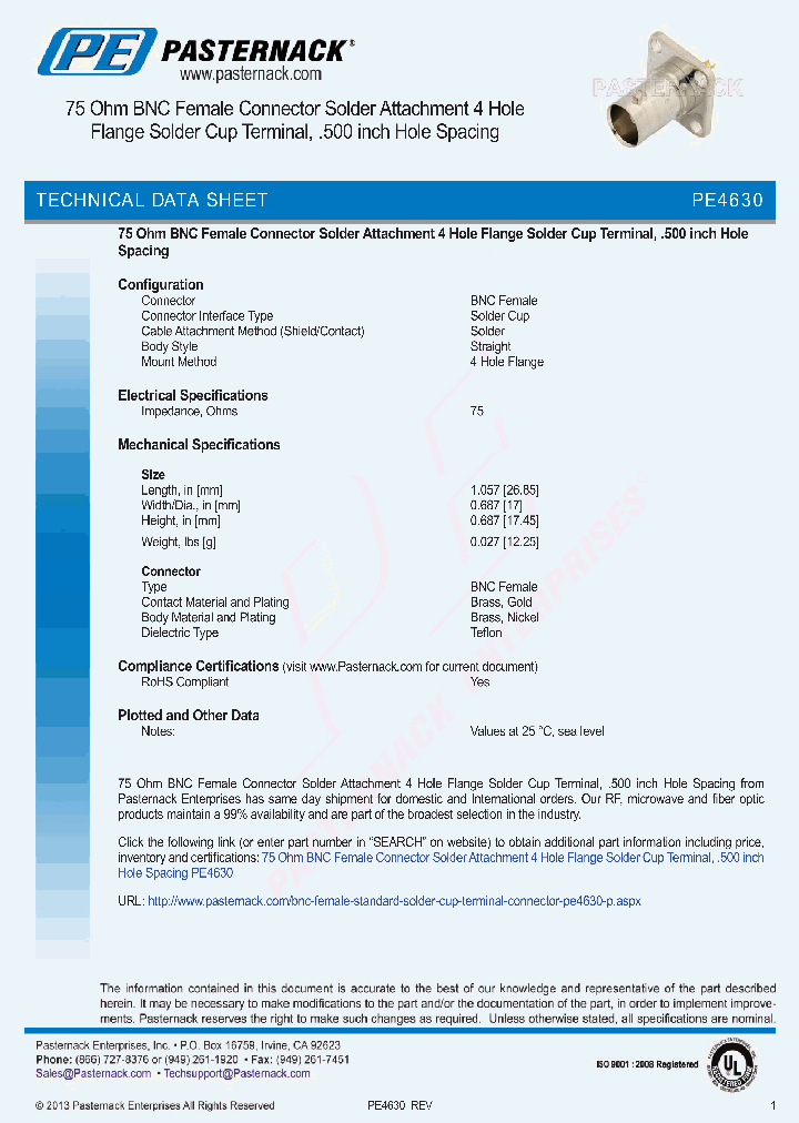 PE4630_8029426.PDF Datasheet
