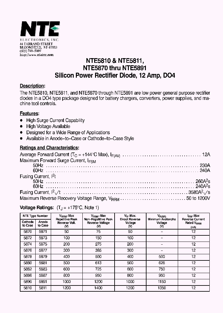 NTE5874_8030405.PDF Datasheet