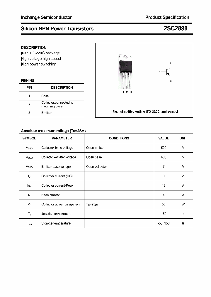 2SC2898_8030823.PDF Datasheet
