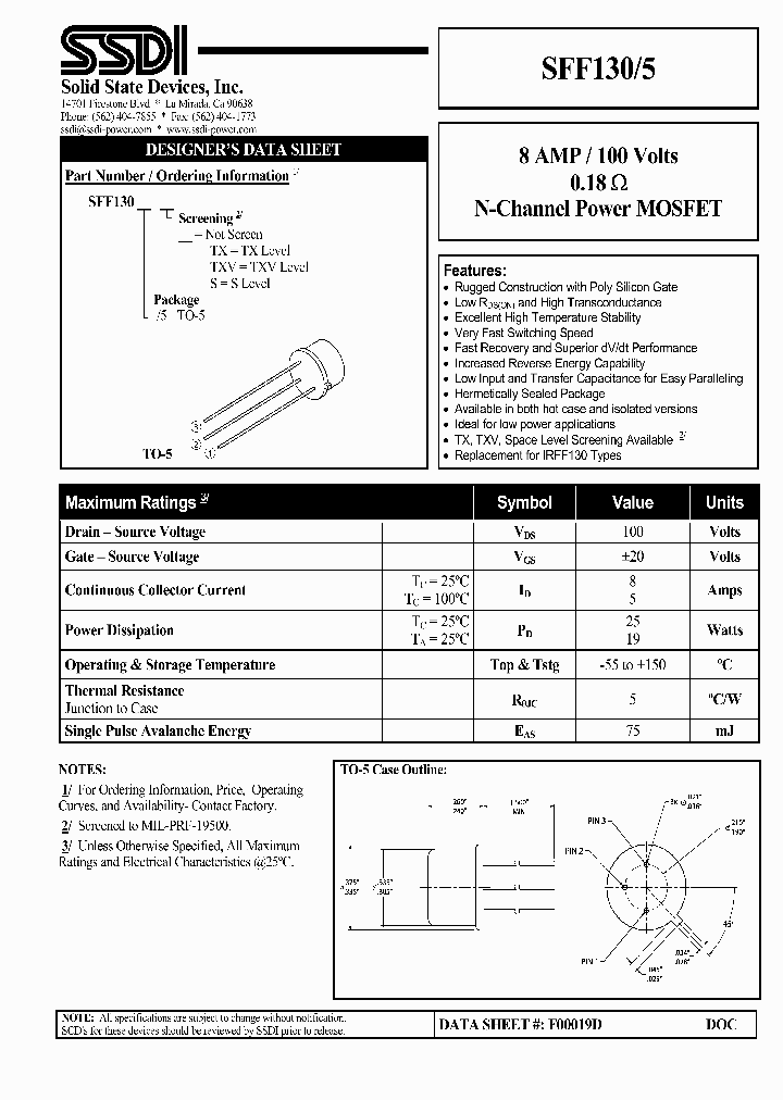 F00019D_8032039.PDF Datasheet