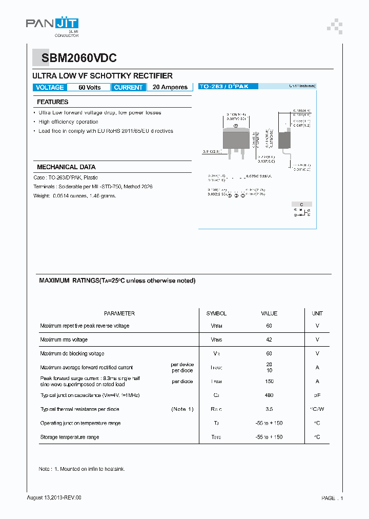SBM2060VDC_8033238.PDF Datasheet