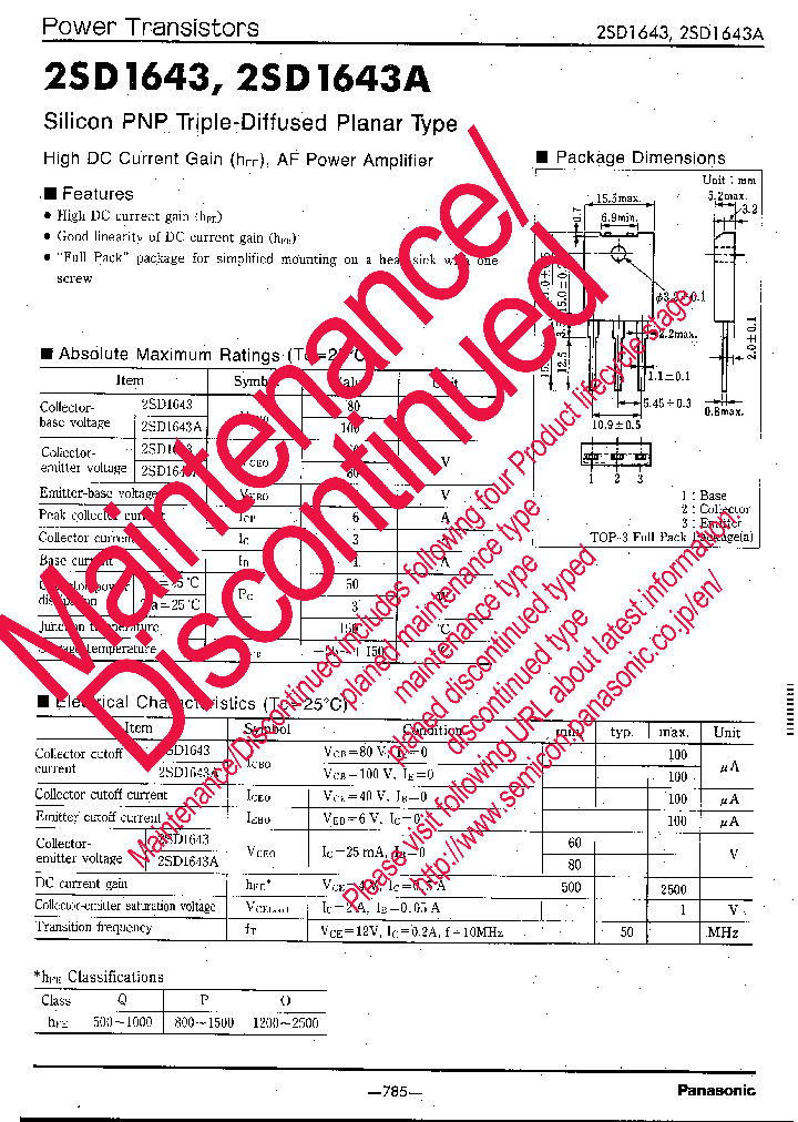2SD1643_8035876.PDF Datasheet