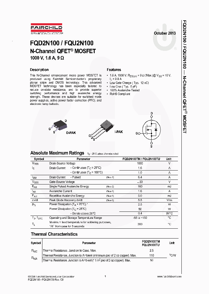 FQD2N100_8036054.PDF Datasheet