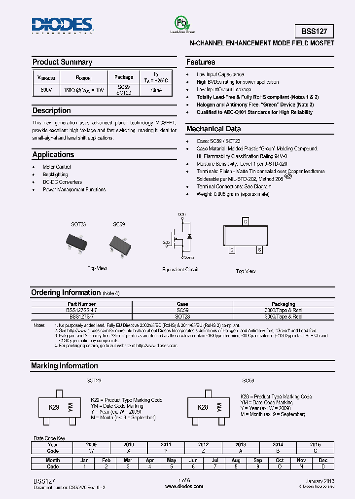 BSS127S-7_8038800.PDF Datasheet